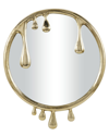 Peyton Lane Abstract Metal Drip Wall Mirror