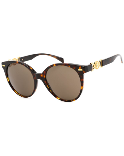 Versace Women's Ve4442 55mm Sunglasses In Brown