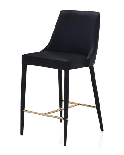 Chic Home Arwen Counter Stool (single Unit) In Black