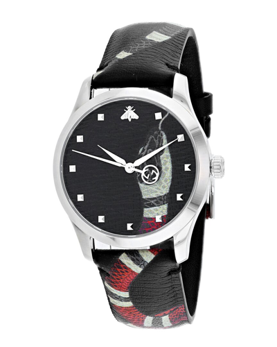 Gucci Women's G-timeless Watch In Black