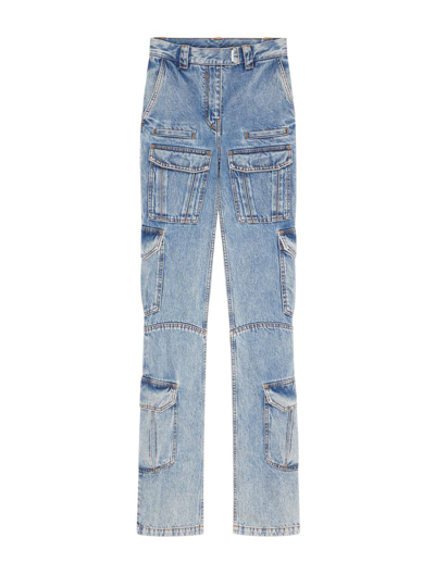 Givenchy Bootcut Jeans In Light Blue