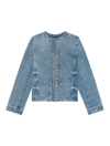 Givenchy Jacket In Denim With Chain Details In Blue