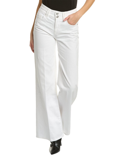 Frame Triple Binding Blanc Wide Leg Jean In White