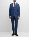 ISAIA MEN'S SOLID WOOL-MOHAIR SUIT