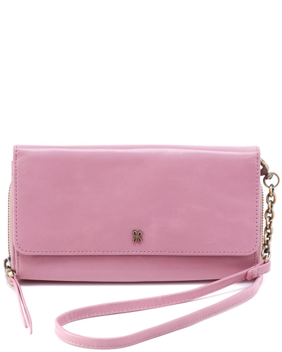 Hobo Rubie Leather Crossbody In Purple