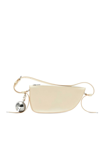 Burberry Micro Sling Shield Crossbody -  - Leather - Pink In Nude & Neutrals
