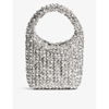 Bottega Veneta Cabat Metallic Sequin Bucket Bag In Silver-gold