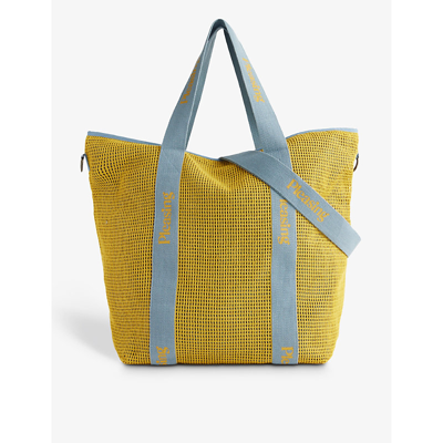 Pleasing Yellow Blue 2.0 Organic-cotton Tote Bag