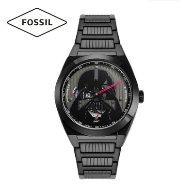 Pre-owned Fossil Watch Star Wars Collaboration Darth Vader Le1172set 40th Limited Black