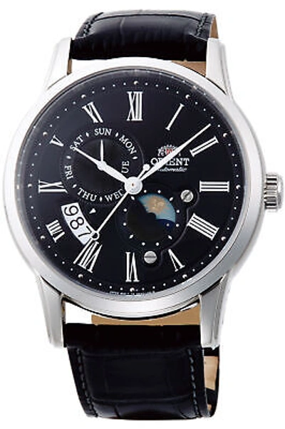 Pre-owned Orient Classic Watch - Sun And Moon Ra-ak0010b10b