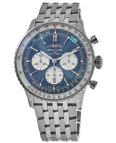 Pre-owned Breitling Navitimer B01 Chronograph 46 Blue Dial Men's Watch Ab0137211c1a1