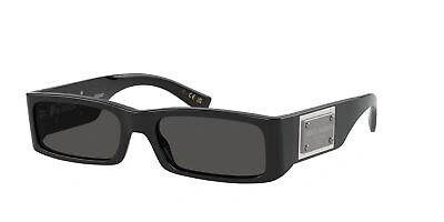 Pre-owned Dolce & Gabbana Dg 4444 Black/ Grey 55/18/140 Men Sunglasses In Gray