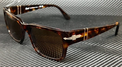 Pre-owned Persol Po3315s 24 33 Brown Havana Unisex 58 Mm Sunglasses