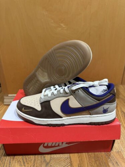 Pre-owned Nike Dunk Low 'setsubun/white Onyx/court Purple Dq5009-268 Size 10.5 Brand