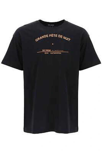 Pre-owned Raf Simons T-shirt  Men Size L 222m104 99 Black