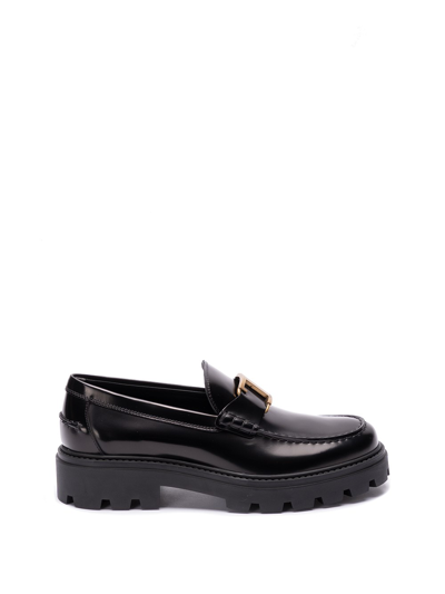 Tod's T Timeless Loafers In Black