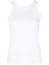 Loulou Studio White Poso Tank Top In White