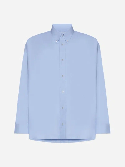 Studio Nicholson Shirt In Oxford Blue