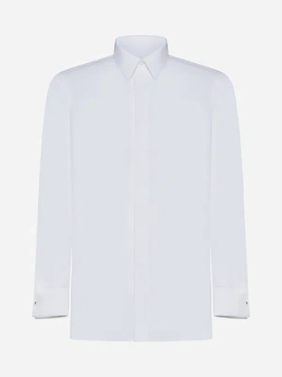 Lardini Cotton Shirt In White