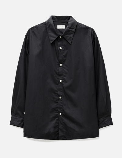 Lemaire Twisted Shirt In Black