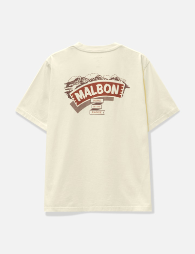 Malbon Golf Ponderosa Ss T-shirt In White