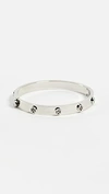 TORY BURCH LOGO STUD HINGE BRACELET,TORYB45928