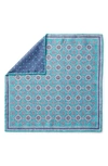 JACK VICTOR JACK VICTOR SELBY REVERSIBLE SILK POCKET SQUARE