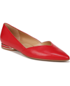 Naturalizer Havana Skimmer Flat In Crantini Red Leather