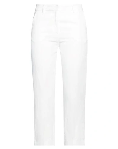 Liviana Conti Woman Pants White Size 4 Viscose, Linen