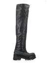 Chloé Leather Knee-high Boots With Tank Sole In Black