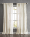 FRENCH CONNECTION CHARTER CRUSHED 100" X 84" ROD POCKET WINDOW CURTAIN PAIRS