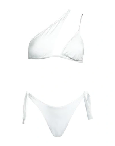 4giveness Woman Bikini White Size L Polyamide, Elastane