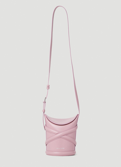 Alexander Mcqueen Curve Shoulder Bag Female Pink