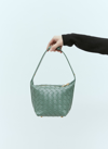 Bottega Veneta Women Candy Wallace Handbag In Green