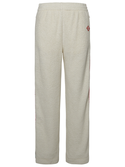 Casablanca Woman Pantalone Jogger Terry In White