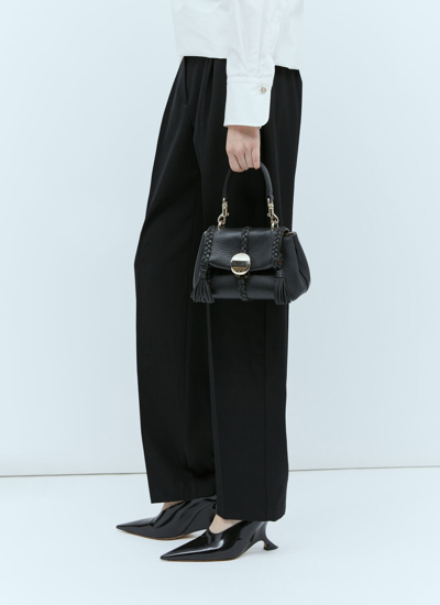 Chloé Penelope Small Soft Shoulder Bag In Black