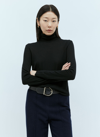 Chloé Large Tim Belt Black Size S 100% Calf-skin Leather In Black