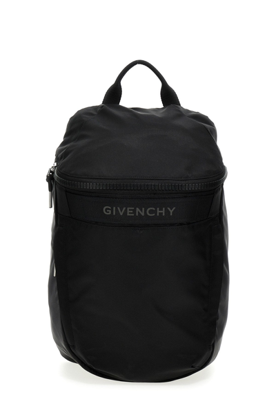 Givenchy Reflective Signature G-trek Backpack For Men In Black