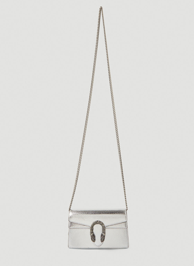 Gucci Dionysus Mini Shoulder Bag In Silver