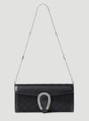 Gucci Small Dionysus Leather Shoulder Bag In Black