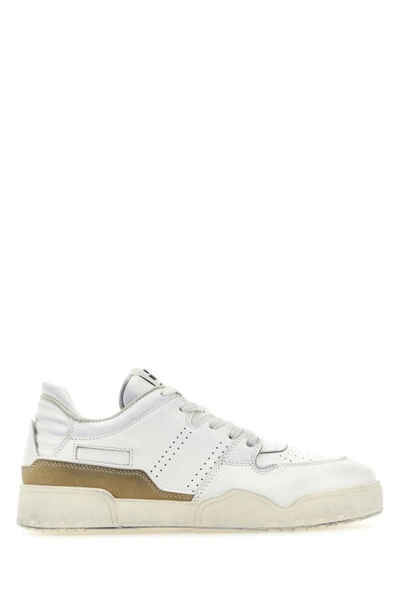 Isabel Marant Man Two-tone Leather Emreeh Sneakers In Multicolor