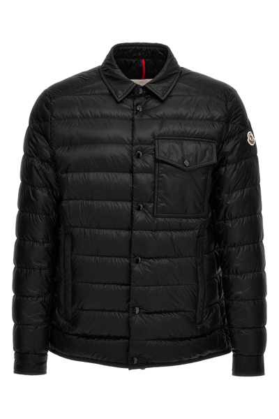 Patou Moncler Tenibres Short Down Jacket In Black