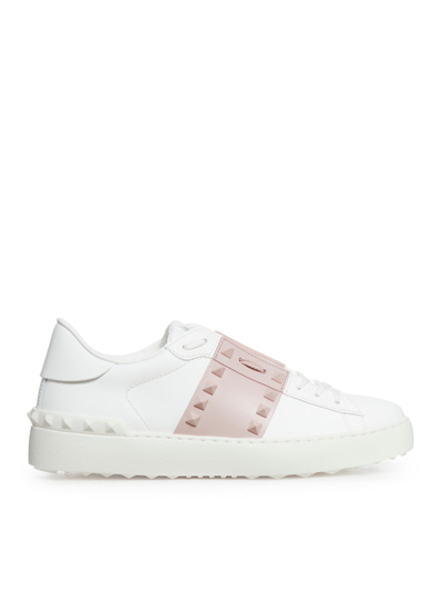 Valentino Garavani Tonal Studs Rockstud Untitled Sneaker In Rosado