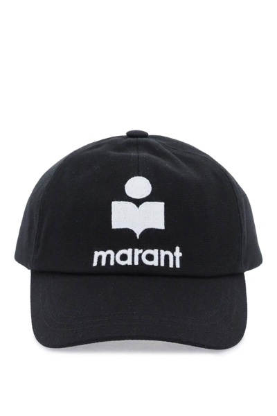 Isabel Marant Woman Black Cotton Tyron Baseball Cap