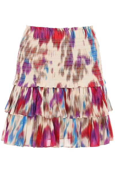 Marant Etoile Naomi Skirt In Multicolor