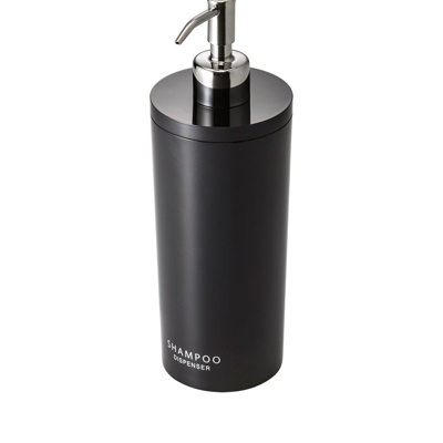 Yamazaki Home Round Shower Dispenser In Black