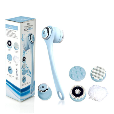 Iso Beauty Cleansing & Exfoliating Rechargeable All-in-1 Body Brush In Blue