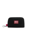 8000kicks Accessory & Tech Pouch In Black Hemp