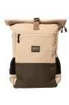 8000kicks Everyday Backpack In Beige/green