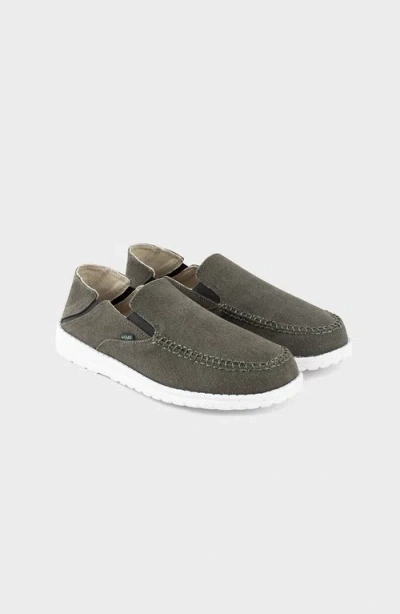 8000kicks Sunslide Hemp Slip-ons In Gray
